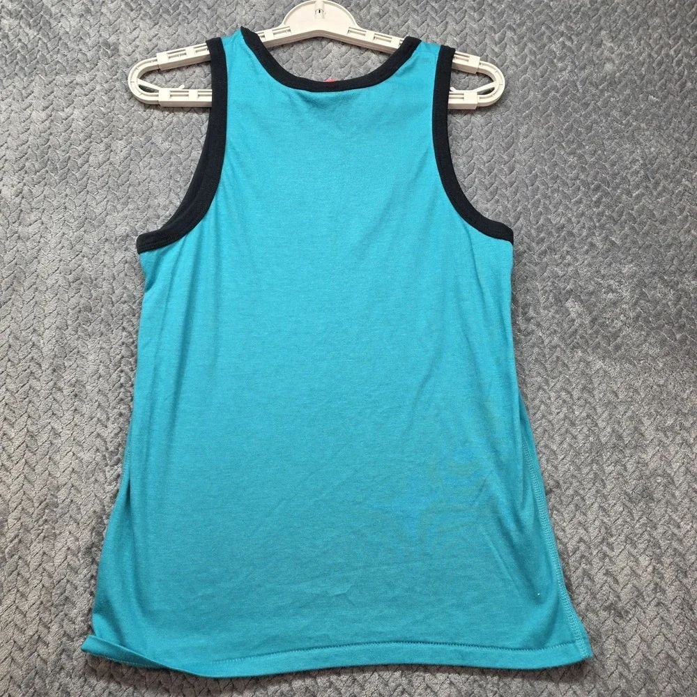 Nike Ace‎ Logo Rare Red Tag Tank Top Men's Small Teal Black Sleeveless